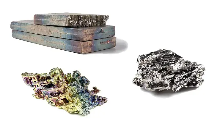 Bismuth alloy can be a safer, non-toxic alternative, the look of it can also vary depending upon the processing.