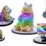 Bismuth Metal naturally has a range of colors and iridescent shine